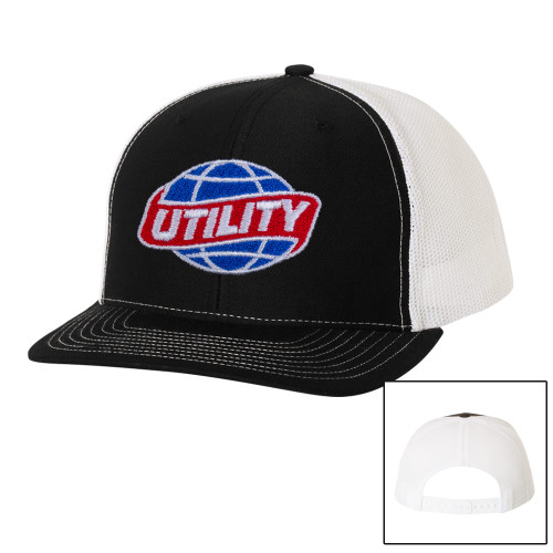  Richardson Black/White Trucker Hat - Utility