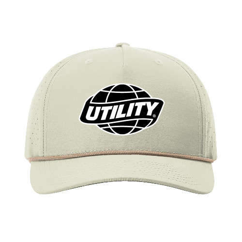  Richardson 355 Oatmilk Laser Performance Rope Cap - Utility