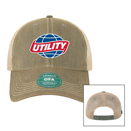  Legacy Grey/Khaki Old Favorite Trucker Hat - Utility