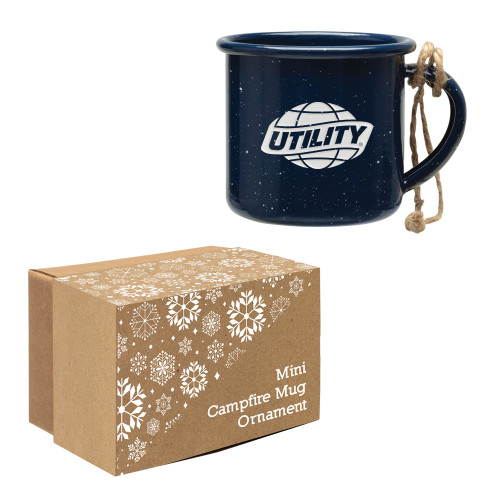 Navy Mini Campfire Mug Ornament - Utility Engraved