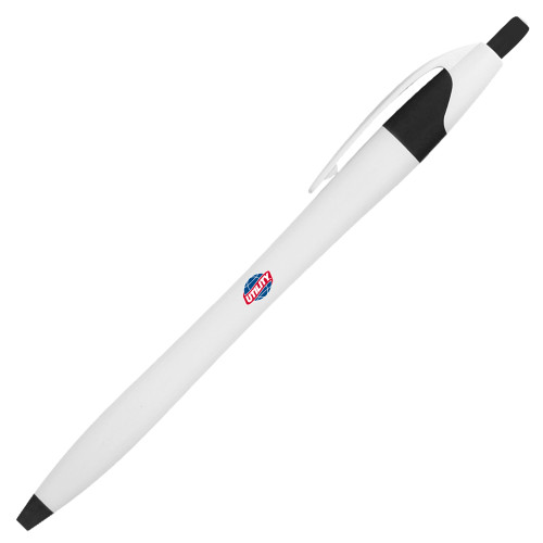  Dart White/Black Pen w/Blue Ink - Utility