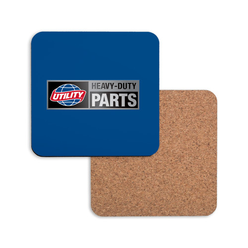  Hardboard Coaster w/Cork Backing - Heavy Duty Parts Horizontal