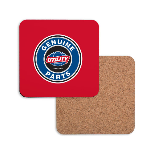  Hardboard Coaster w/Cork Backing - Genuine Parts
