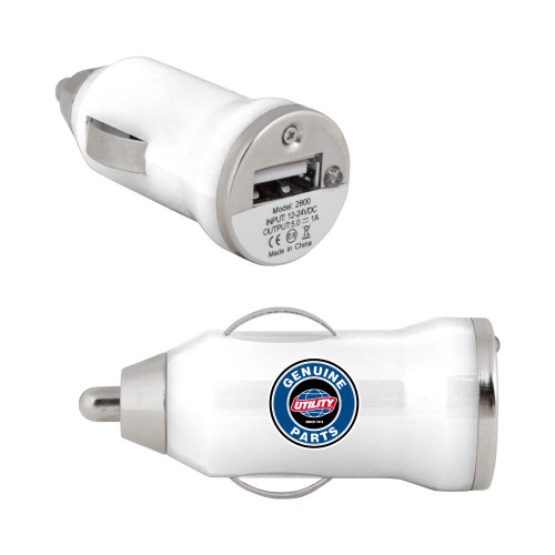 On the Go White Car Charger - Genuine Parts