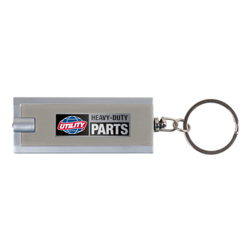  Turbo Silver Flashlight Key Holder - Heavy Duty Parts Horizontal