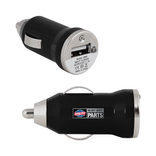  On the Go Black Car Charger - Heavy Duty Parts Horizontal