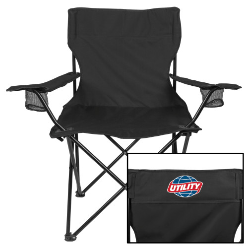  Deluxe Black Captains Chair - Utility