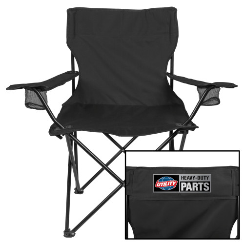  Deluxe Black Captains Chair - Heavy Duty Parts Horizontal