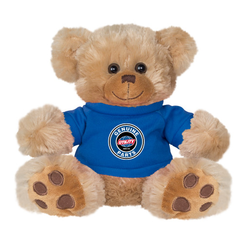  Plush Big Paw 8 1/2 inch Brown Bear w/Royal Shirt - Genuine Parts