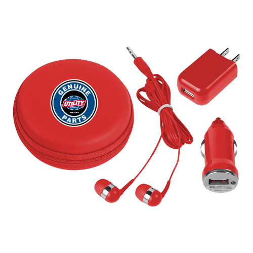  3 in 1 Red Audio Travel Kit - Genuine Parts