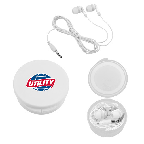  Ear Buds in White Case - Utility
