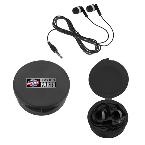  Ear Buds in Black Case - Heavy Duty Parts Horizontal