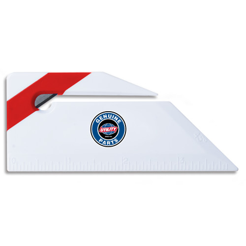  Angled Red Stripe Letter Opener - Genuine Parts