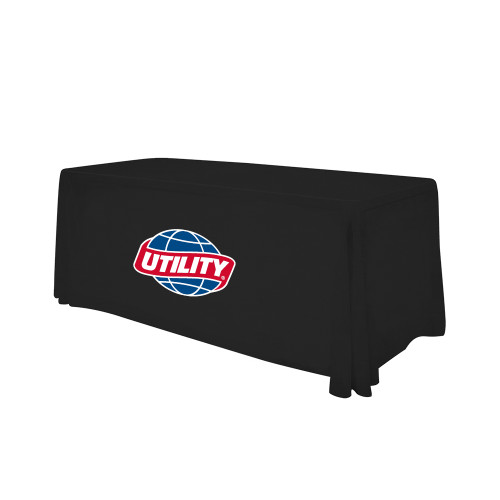 Black 6 foot Table Throw - Utility