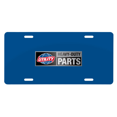  License Plate - Heavy Duty Parts Horizontal