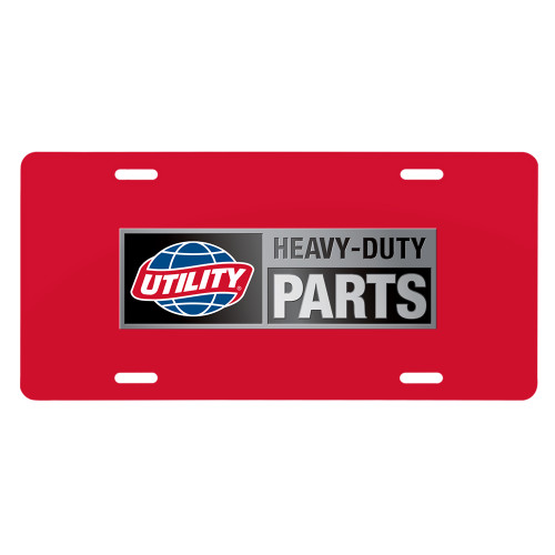  License Plate - Heavy Duty Parts Horizontal