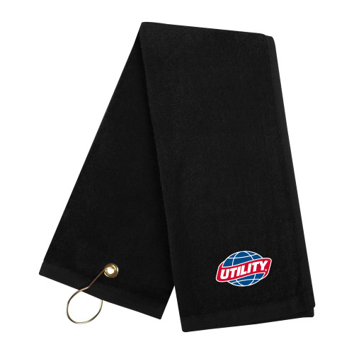  Black Golf Towel - Utility