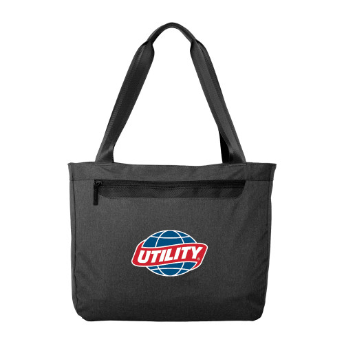  Executive Graphite Heather Laptop Tote - Utility