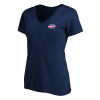 Thumbnail image for  Womens Plus Navy V Neck T Shirt