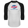 Thumbnail image for  White/Black Raglan Baseball T Shirt