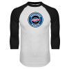 Thumbnail image for  White/Black Raglan Baseball T Shirt