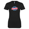 Thumbnail image for  Next Level Womens Black Boyfriend Tee