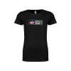 Thumbnail image for  Next Level Girls Black Fashion Fit T Shirt
