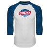 Thumbnail image for  White/Royal Raglan Baseball T Shirt
