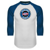 Thumbnail image for  White/Royal Raglan Baseball T Shirt