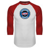 Thumbnail image for  White/Red Raglan Baseball T Shirt