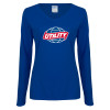Thumbnail image for  Womens Royal Long Sleeve V Neck Tee 