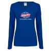 Thumbnail image for  Womens Royal Long Sleeve V Neck Tee 