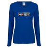 Thumbnail image for  Womens Royal Long Sleeve V Neck Tee 