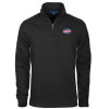 Thumbnail image for  Black Slub Fleece 1/4 Zip Pullover