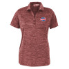 Thumbnail image for  Womens Maroon Honeycomb Jacquard Polo