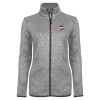 Thumbnail image for  Womens Grey Heather Fleece Jacket