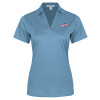 Thumbnail image for  Womens Light Blue Performance Fine Jacquard Polo