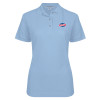 Thumbnail image for  Womens Silk Touch Light Blue Pique Polo