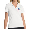Thumbnail image for  Nike Womens White Golf Dri Fit Micro Pique Polo