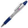 Thumbnail image for  Silver/Blue Blossom Pen/Highlighter