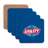 Thumbnail image for  Hardboard Coaster w/Cork Backing 4/set