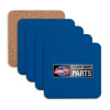 Thumbnail image for  Hardboard Coaster w/Cork Backing 4/set