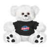 Thumbnail image for  Plush Big Paw 8 1/2 inch White Bear w/Black Shirt