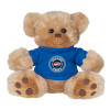 Thumbnail image for  Plush Big Paw 8 1/2 inch Brown Bear w/Royal Shirt