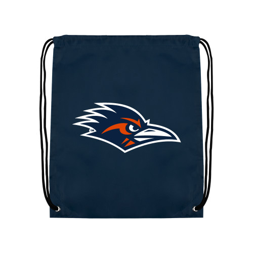 UTSA Navy Drawstring Backpack