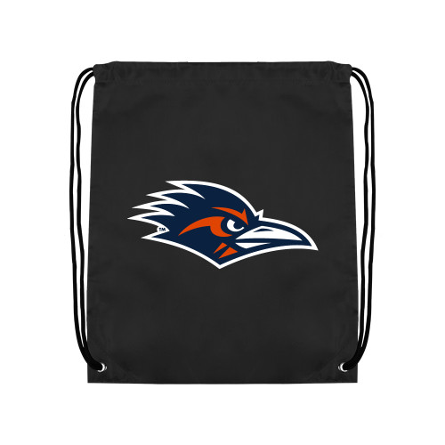 UTSA Black Drawstring Backpack