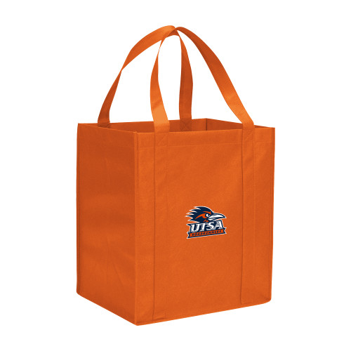 UTSA Non Woven Orange Grocery Tote