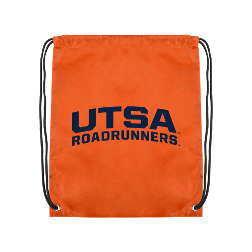 UTSA Orange Drawstring Backpack