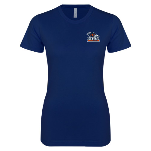 UTSA Next Level Womens Navy Boyfriend T