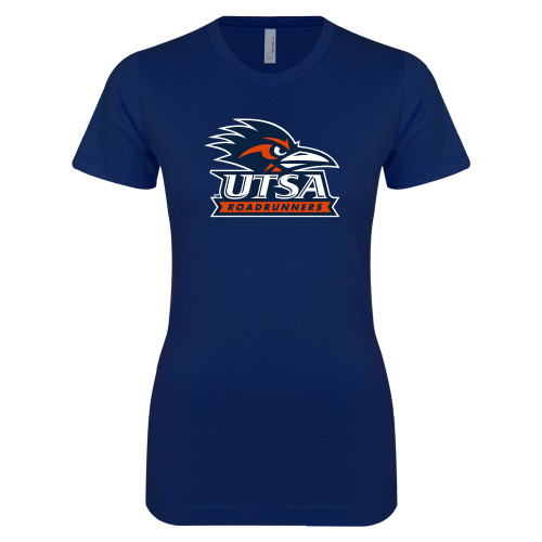 UTSA Next Level Womens Navy Boyfriend T